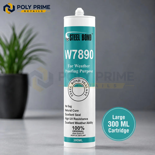 Steel Bond W7890 Weatherproof Silicone Sealant – 300 ml