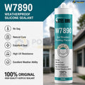 Steel Bond W7890 Weatherproof Silicone Sealant – 300 ml